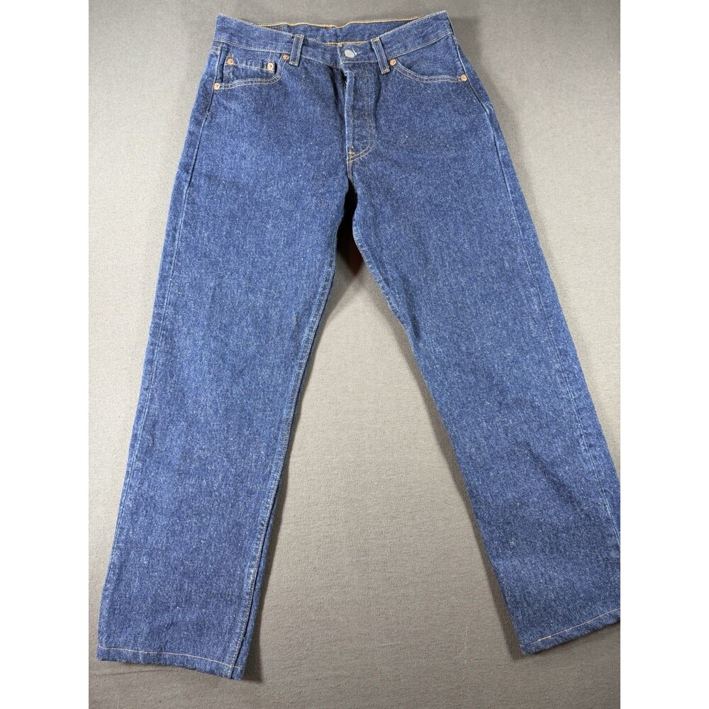 Vintage 90s Levi's 501 Jeans Womens 30x30 Inseam 28" Blue Denim Wash Made in USA